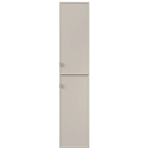 Szafka boczna wysoka 170 cm dwudrzwiowa kaszmirowy mat BELLA CASHMERE 80-35-2D, Comad